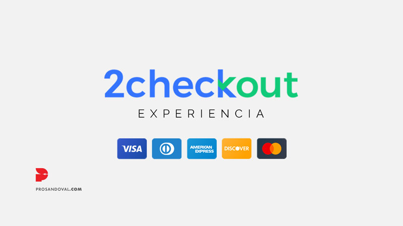 Logo y formatos de pago de 2checkout
